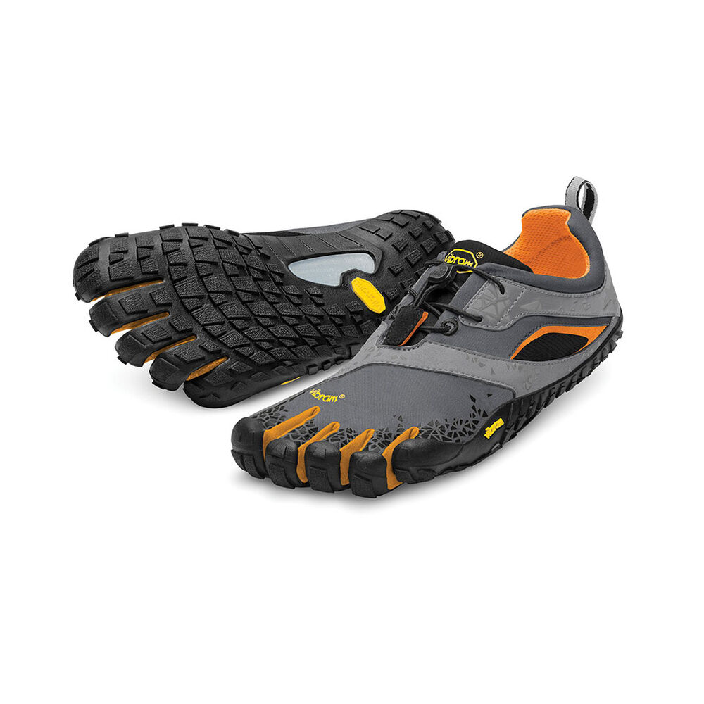 Vibram Fivefingers Spyridon MR Mens Running Shoes Grey/Orange Australia (RAD976283)
